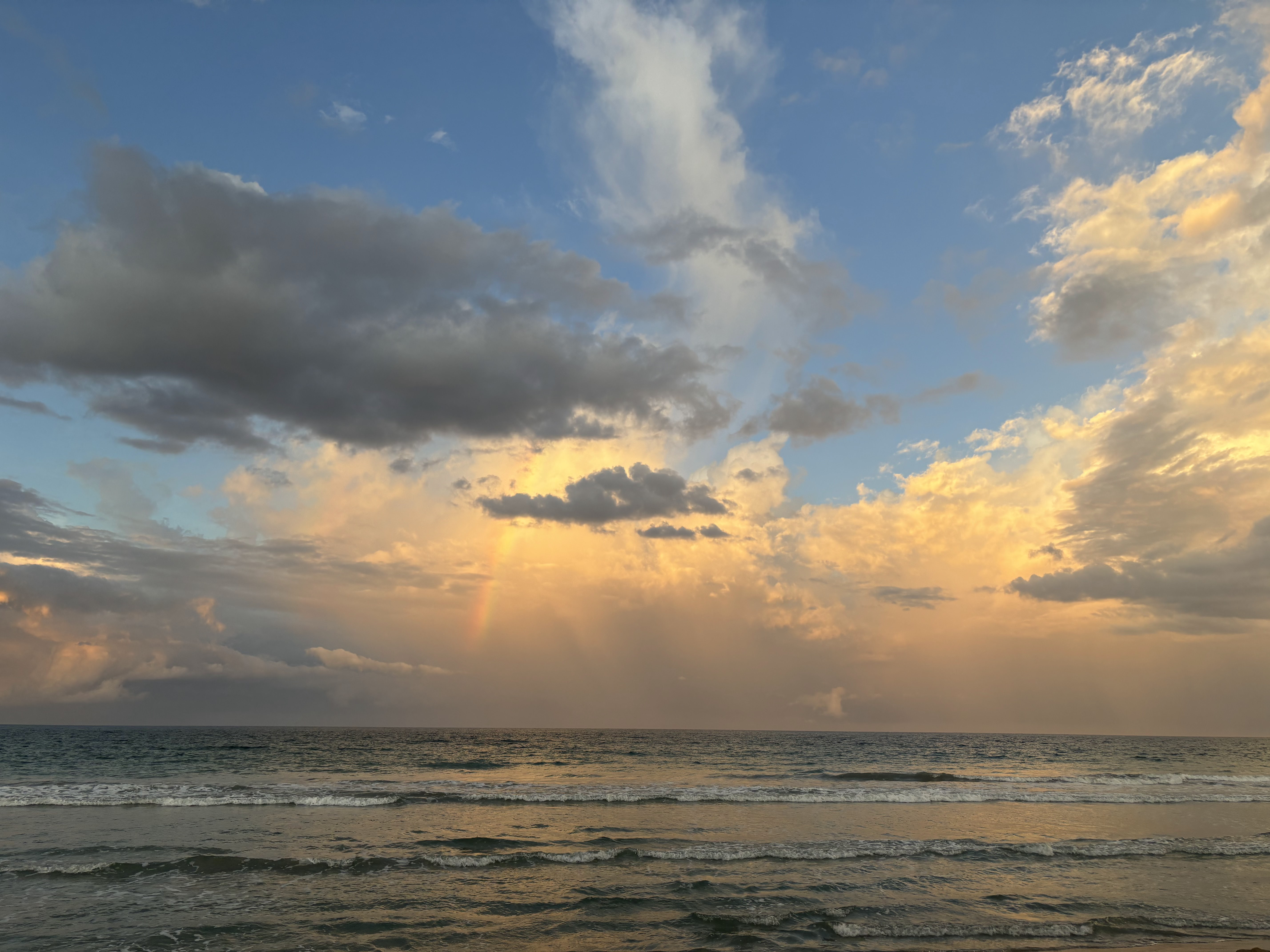 Sunset rainbow